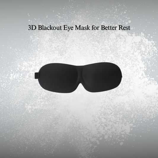 3D Blackout Eye Mask for Better Rest