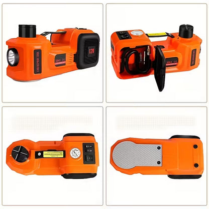 🚗 3-in-1 Electric Car Jack Kit – Lift, Inflate & Loosen in Seconds